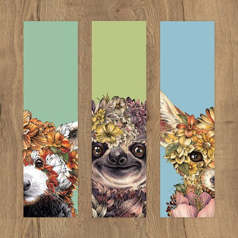 Bookmarks – Wild Planet Portrait Series (Set of 6)