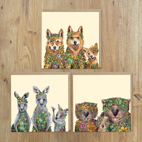 Greeting Cards – Family Portraits (Set of 6)