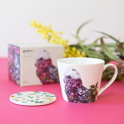 Mug & Coaster – Galah Bushwalk