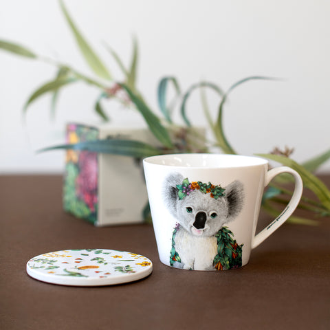 Mug & Coaster – Koala