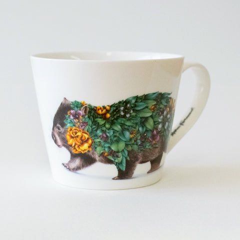 Mug & Coaster – Wombat Bushwalk