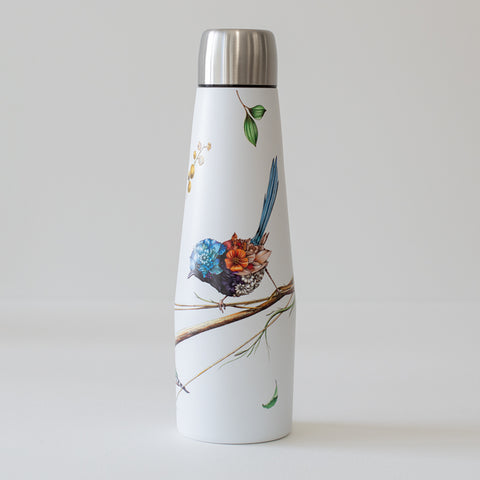Double Wall Insulated Drink Bottle 550ml – Variegated Fairy-wren