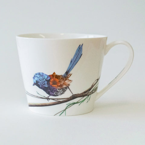 Mug & Coaster – Variegated Fairy-wren