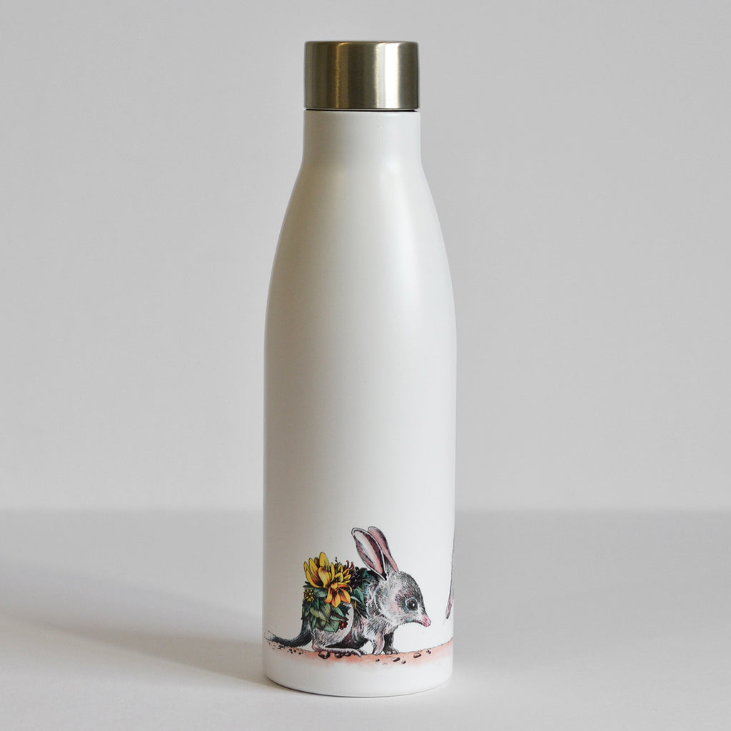 Wally the Wandering Wallaby Stainless Steel Water Bottle