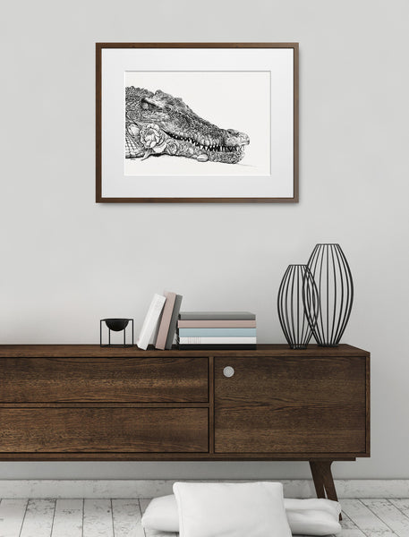 Australian Saltwater Crocodile - Giclée Print – Marini Ferlazzo - Art ...